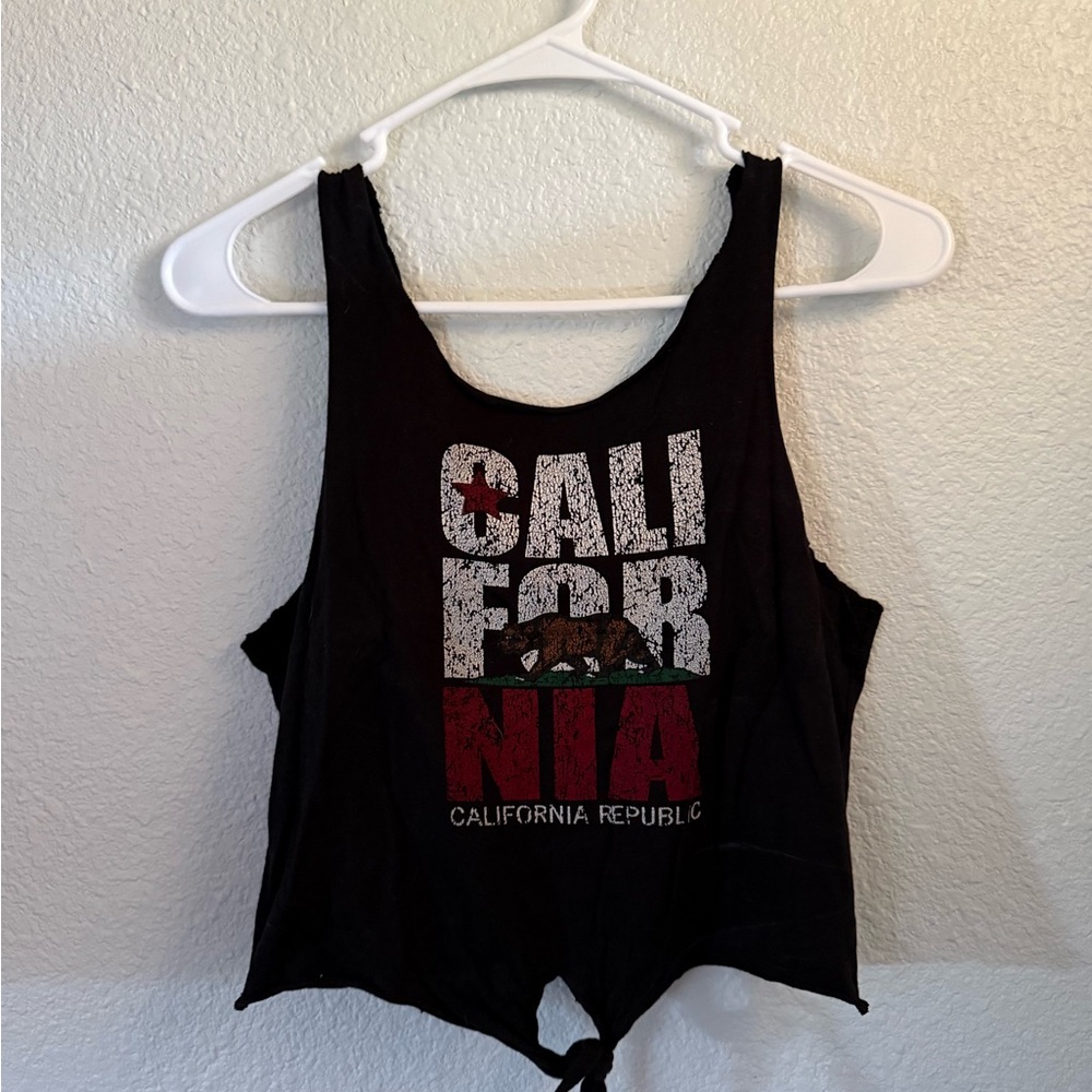 California Republic Black Tank Top